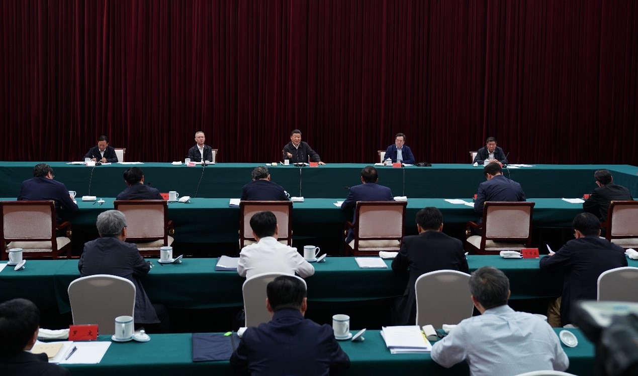 2019年5月20日至22日，中共中央總書記、國家主席、中央軍委主席習近平在江西考察，主持召開推動中部地區(qū)崛起工作座談會并發(fā)表重要講話。新華社記者 謝環(huán)馳 攝 